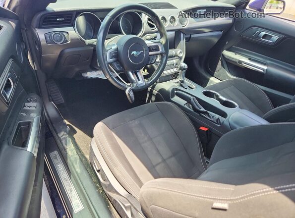 1FA6P8CF5J5122867 2018 FORD MUSTANG Синий Вид панели приборов
