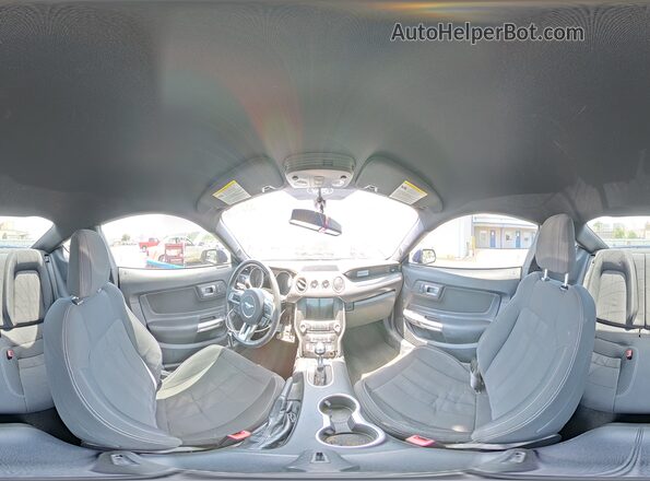 1FA6P8CF5J5122867 2018 FORD MUSTANG Синий Панорамный вид салона 360°
