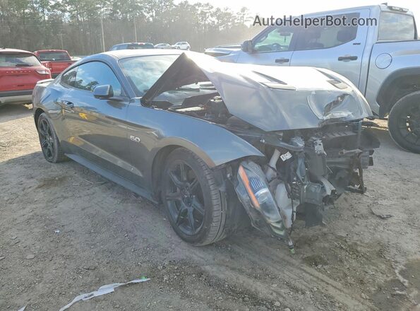 1FA6P8CF5J5179151 2018 FORD MUSTANG Gray Przód prawy