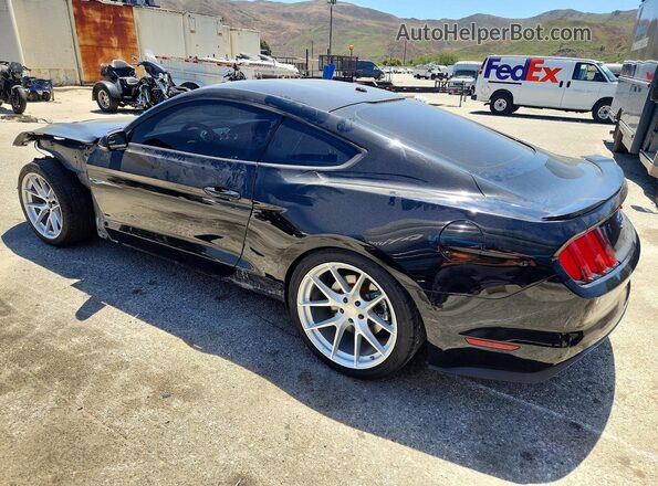 1FA6P8CF5J5180834 2018 FORD MUSTANG Black Tył lewy