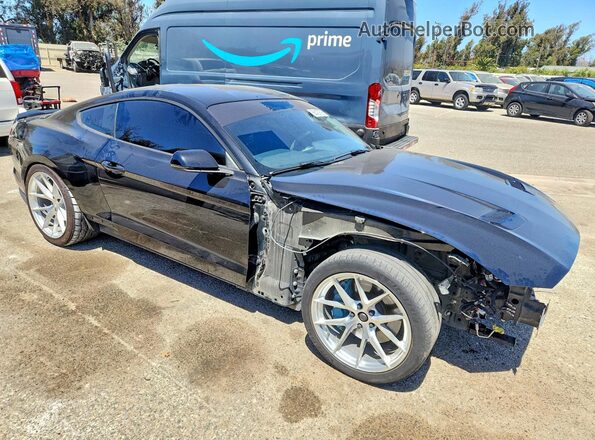 1FA6P8CF5J5180834 2018 FORD MUSTANG Black Przód prawy