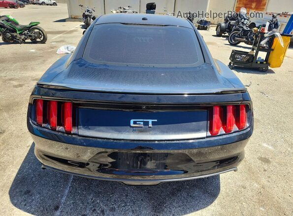 1FA6P8CF5J5180834 2018 FORD MUSTANG Black Widok z tyłu