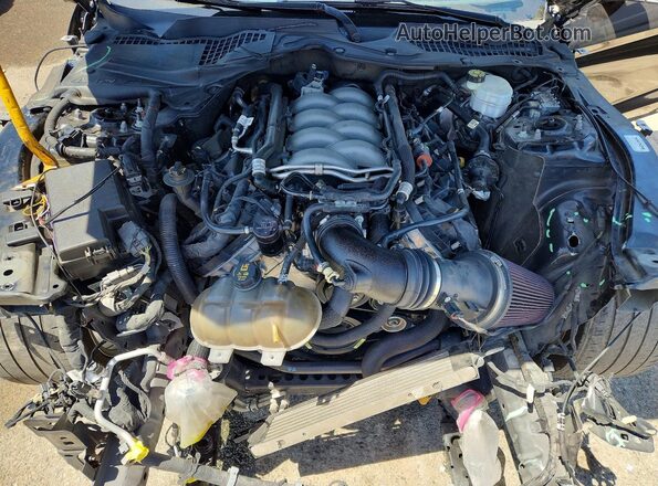 1FA6P8CF5J5180834 2018 FORD MUSTANG Black Widok wnętrza z tyłu