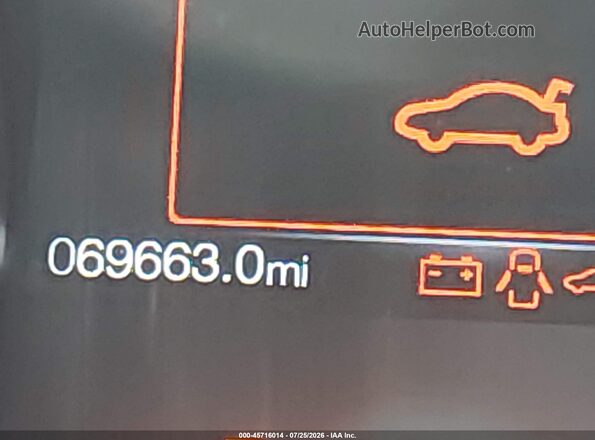 1FA6P8CF5K5116780 2019 FORD MUSTANG White Widok wnętrza 360 stopni