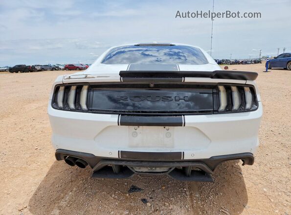 1FA6P8CF5K5151982 2019 FORD MUSTANG White უკანა ხედი