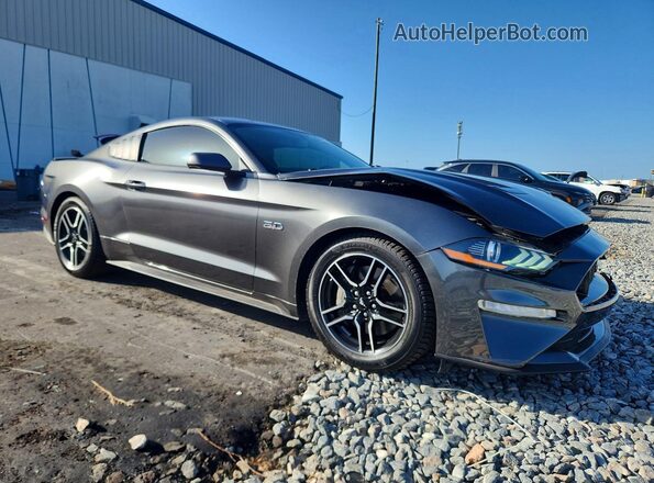 1FA6P8CF5L5103531 2020 FORD MUSTANG Gray Delantero derecho
