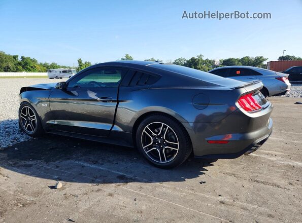 1FA6P8CF5L5103531 2020 FORD MUSTANG Gray Trasero izquierdo