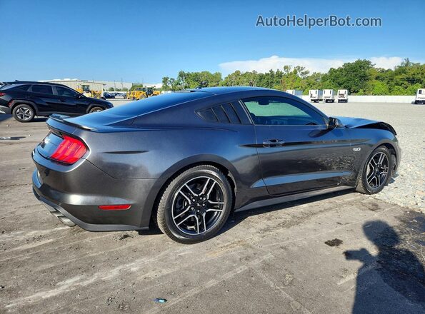 1FA6P8CF5L5103531 2020 FORD MUSTANG Gray Trasero derecho