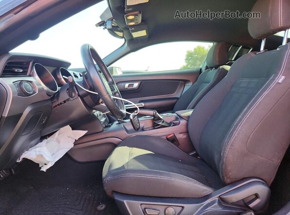 1FA6P8CF5L5103531 2020 FORD MUSTANG Gray Vista interior delantera