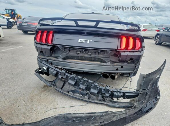 1FA6P8CF5L5105697 2020 FORD MUSTANG Black Հետևի տեսք