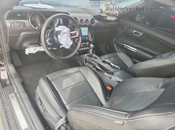 1FA6P8CF5L5105697 2020 FORD MUSTANG Black Առջևի վահանակի տեսք