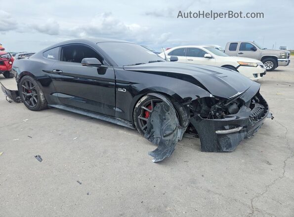 1FA6P8CF5L5105697 2020 FORD MUSTANG Black Առջևի աջ