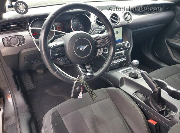 1FA6P8CF5L5176799 2020 FORD MUSTANG Gray Dashboard view