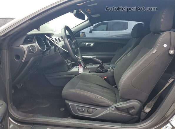 1FA6P8CF5L5176799 2020 FORD MUSTANG Gray Front interior view