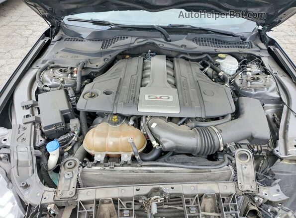 1FA6P8CF5L5176799 2020 FORD MUSTANG Gray Rear interior view