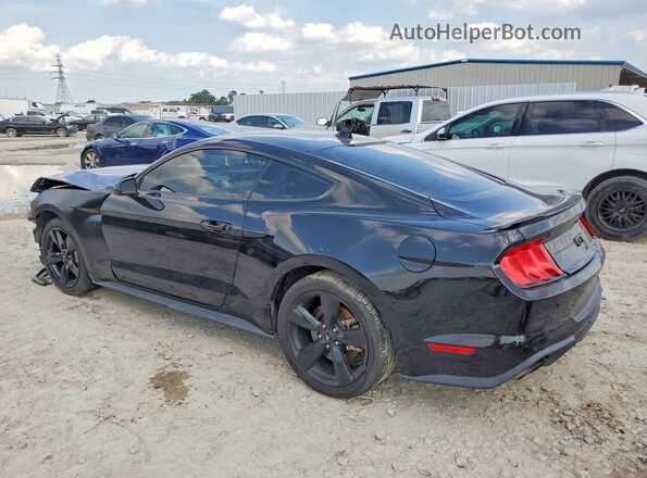 1FA6P8CF5M5135302 2021 FORD MUSTANG Black Tył lewy