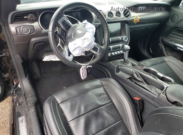 1FA6P8CF5N5112412 2022 FORD MUSTANG Black წინა პანელის ხედი