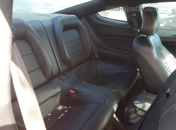 1FA6P8CF5N5115102 2022 FORD MUSTANG Red უკანა სავარძლების ხედი