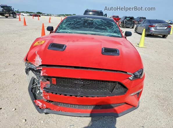 1FA6P8CF5N5115102 2022 FORD MUSTANG Red წინა ხედი