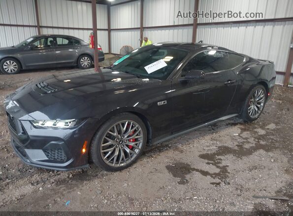 1FA6P8CF5R5428785 2024 FORD MUSTANG Black Front left