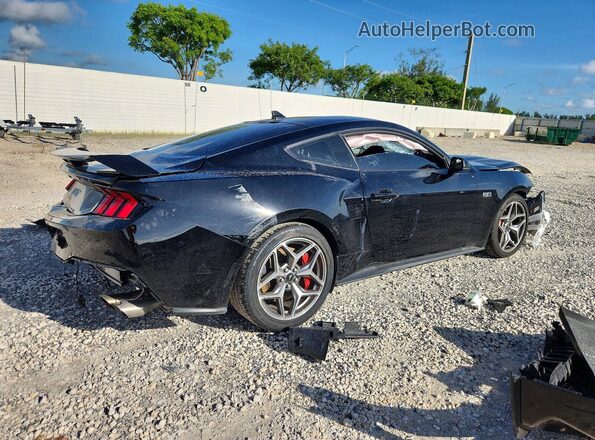 1FA6P8CF5R5436112 2024 FORD MUSTANG Black Rear right