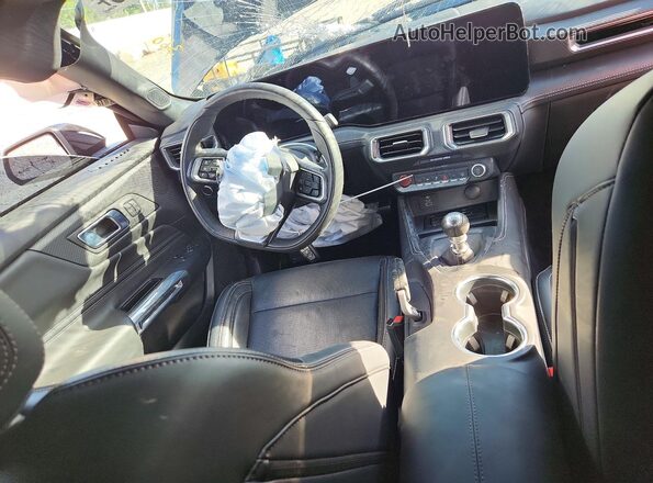 1FA6P8CF5R5436112 2024 FORD MUSTANG Black Dashboard view