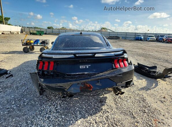 1FA6P8CF5R5436112 2024 FORD MUSTANG Black Rear view