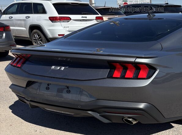 1FA6P8CF5S5401382 2025 FORD MUSTANG Gray Հետևի աջ