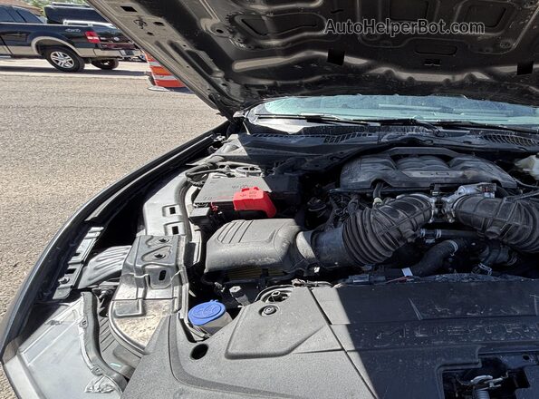 1FA6P8CF5S5401382 2025 FORD MUSTANG Gray Հետևի տեսք