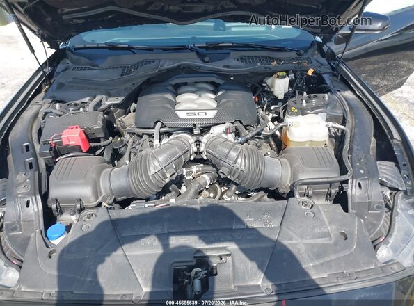 1FA6P8CF5S5413094 2025 FORD MUSTANG Black Вид ззаду
