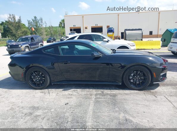 1FA6P8CF5S5413094 2025 FORD MUSTANG Black Вид задньої частини салону