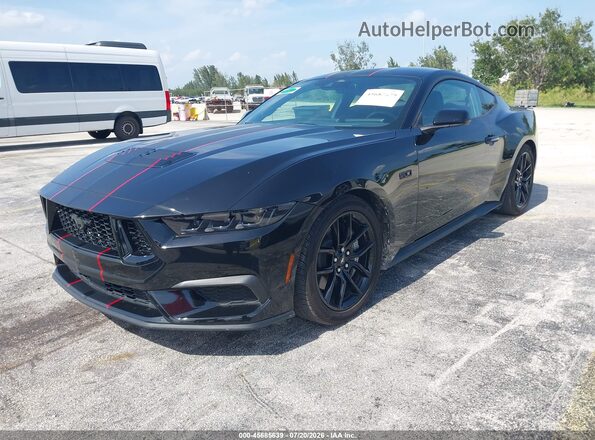 1FA6P8CF5S5413094 2025 FORD MUSTANG Black Передня ліва чверть