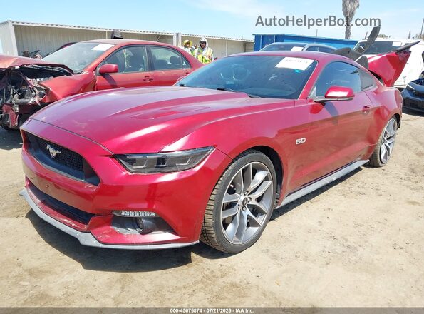 1FA6P8CF6G5206530 2016 FORD MUSTANG Red Przód lewy