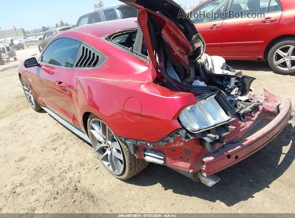 1FA6P8CF6G5206530 2016 FORD MUSTANG Red Tył lewy