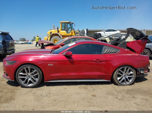 1FA6P8CF6G5206530 2016 FORD MUSTANG Red Widok wnętrza 360 stopni