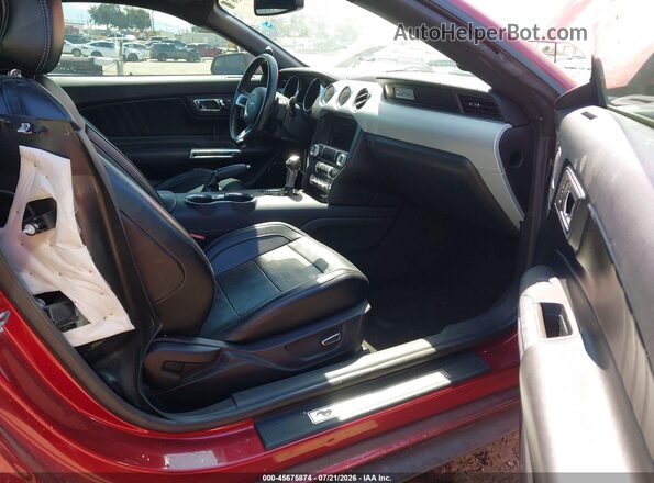 1FA6P8CF6G5206530 2016 FORD MUSTANG Red Widok wnętrza z przodu