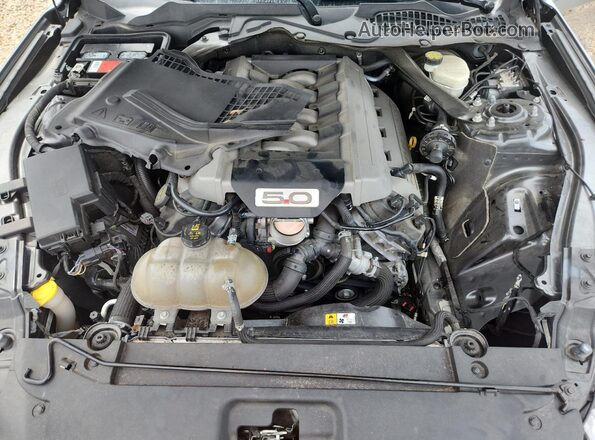 1FA6P8CF6G5240659 2016 FORD MUSTANG Gray Вид задньої частини салону