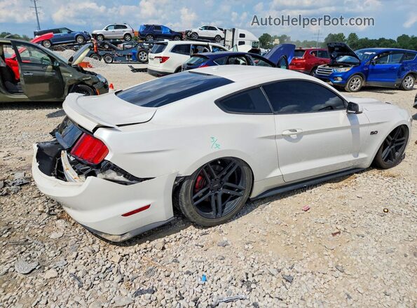 1FA6P8CF6H5209803 2017 FORD MUSTANG Белый Задняя правая четверть