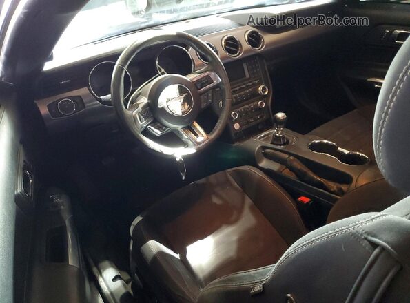 1FA6P8CF6H5213950 2017 FORD MUSTANG Blue Widok deski rozdzielczej