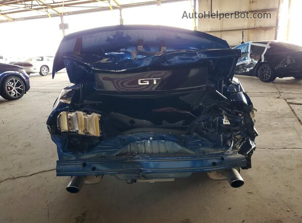 1FA6P8CF6H5213950 2017 FORD MUSTANG Blue Widok z tyłu
