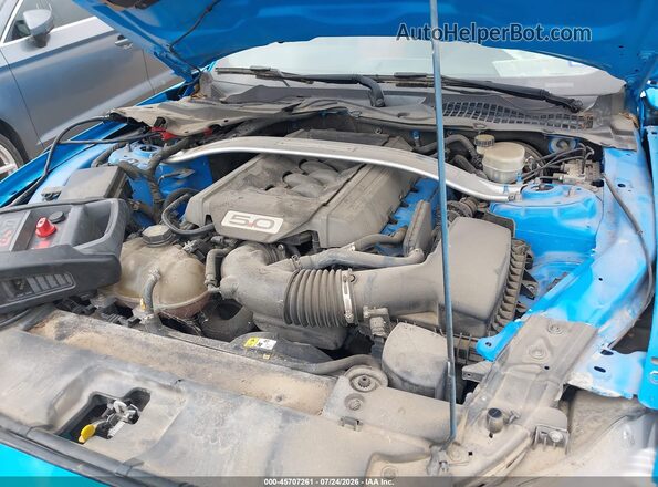 1FA6P8CF6H5237133 2017 FORD MUSTANG Blue Հետևի տեսք