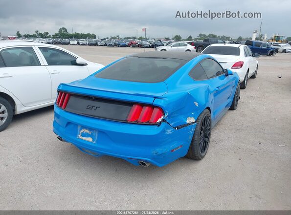 1FA6P8CF6H5237133 2017 FORD MUSTANG Blue Հետևի աջ