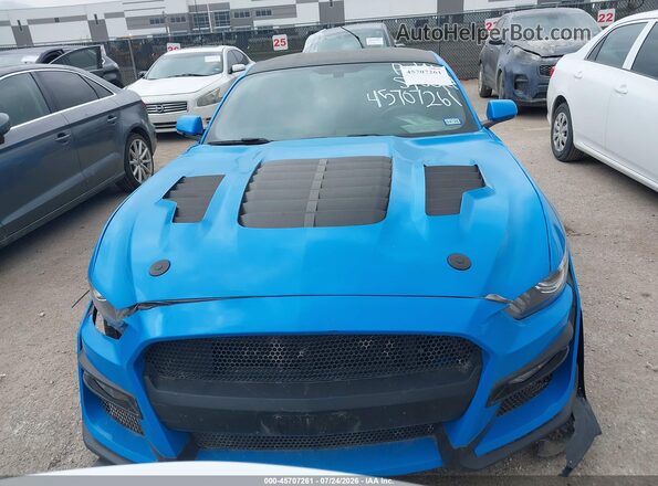 1FA6P8CF6H5237133 2017 FORD MUSTANG Blue Սարքավորումների վահանակի տեսք