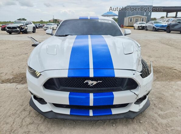 1FA6P8CF6H5249296 2017 FORD MUSTANG Белый Вид спереди
