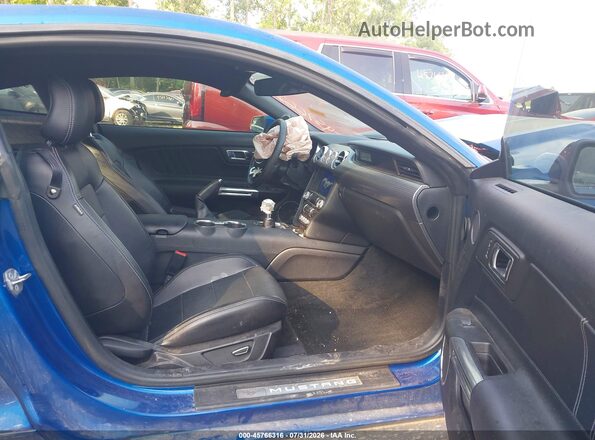 1FA6P8CF6H5270875 2017 FORD MUSTANG Blue Vista interior delantera