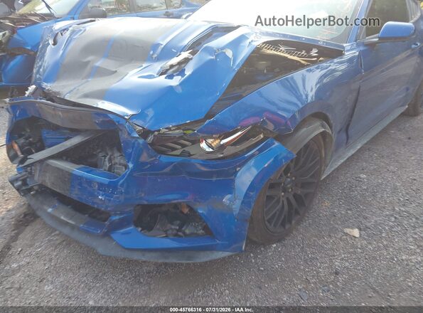 1FA6P8CF6H5270875 2017 FORD MUSTANG Blue Vista frontal