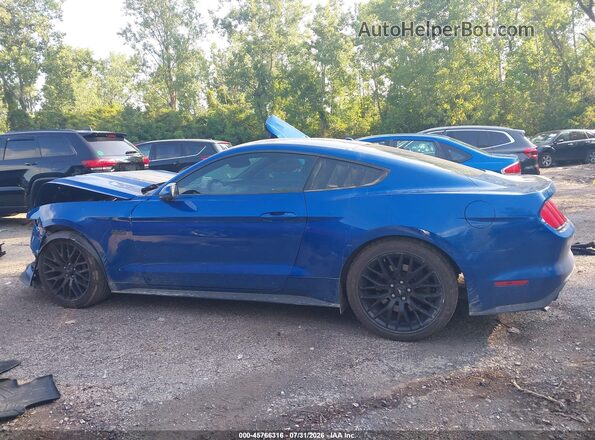 1FA6P8CF6H5270875 2017 FORD MUSTANG Blue Vista interior trasera