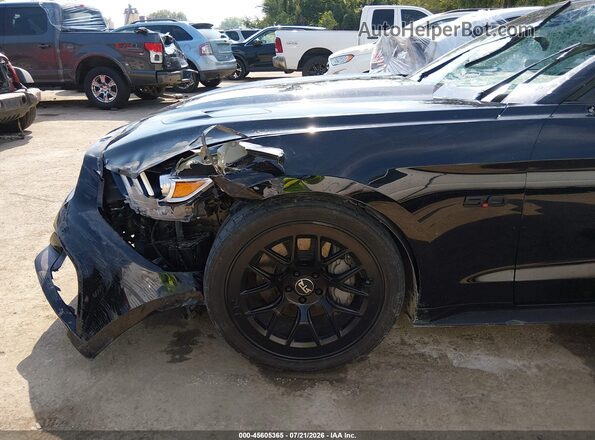 1FA6P8CF6H5314986 2017 FORD MUSTANG Black Դիմացի տեսք