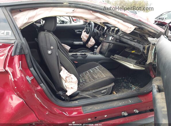 1FA6P8CF6H5330623 2017 FORD MUSTANG Red Vista interior delantera