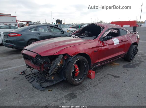 1FA6P8CF6H5330623 2017 FORD MUSTANG Red Vista tres cuartos delantera izquierda
